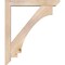 Ekena Millwork Imperial Slat Smooth Bracket w/ Offset Brace, Douglas Fir, 5 1/2"W x 34"D x 40"H BKT0604X34X40IMP06SDF - alternate 4